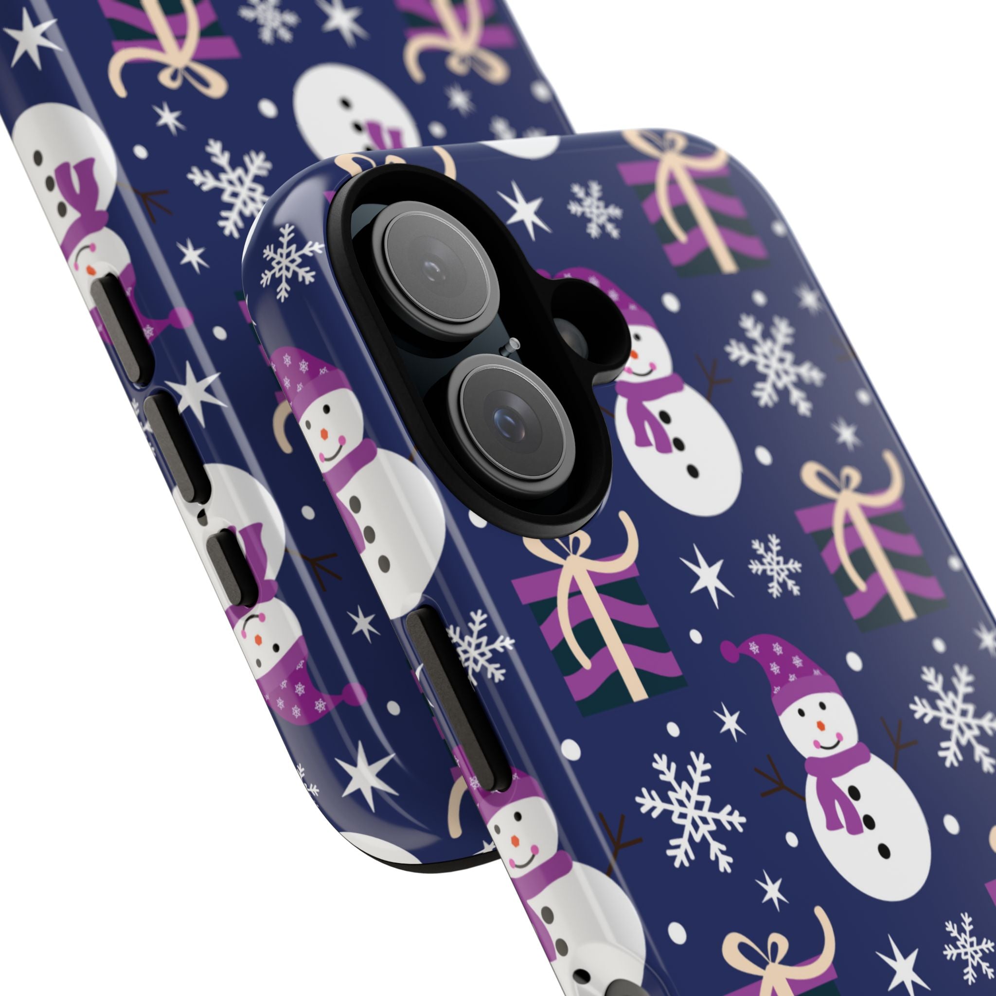 Snowmen Gift Giving - iPhone Case