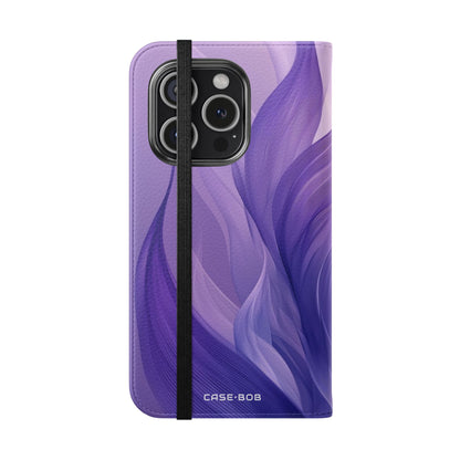 Purple Ribbons - iPhone 15 Pro Case - Wallet