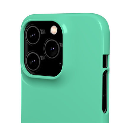 Medium Aquamarine iPhone 14 - Slim Phone Case