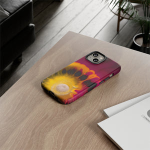 Deep Purple Ink Art iPhone Case (Protective) Phone Case