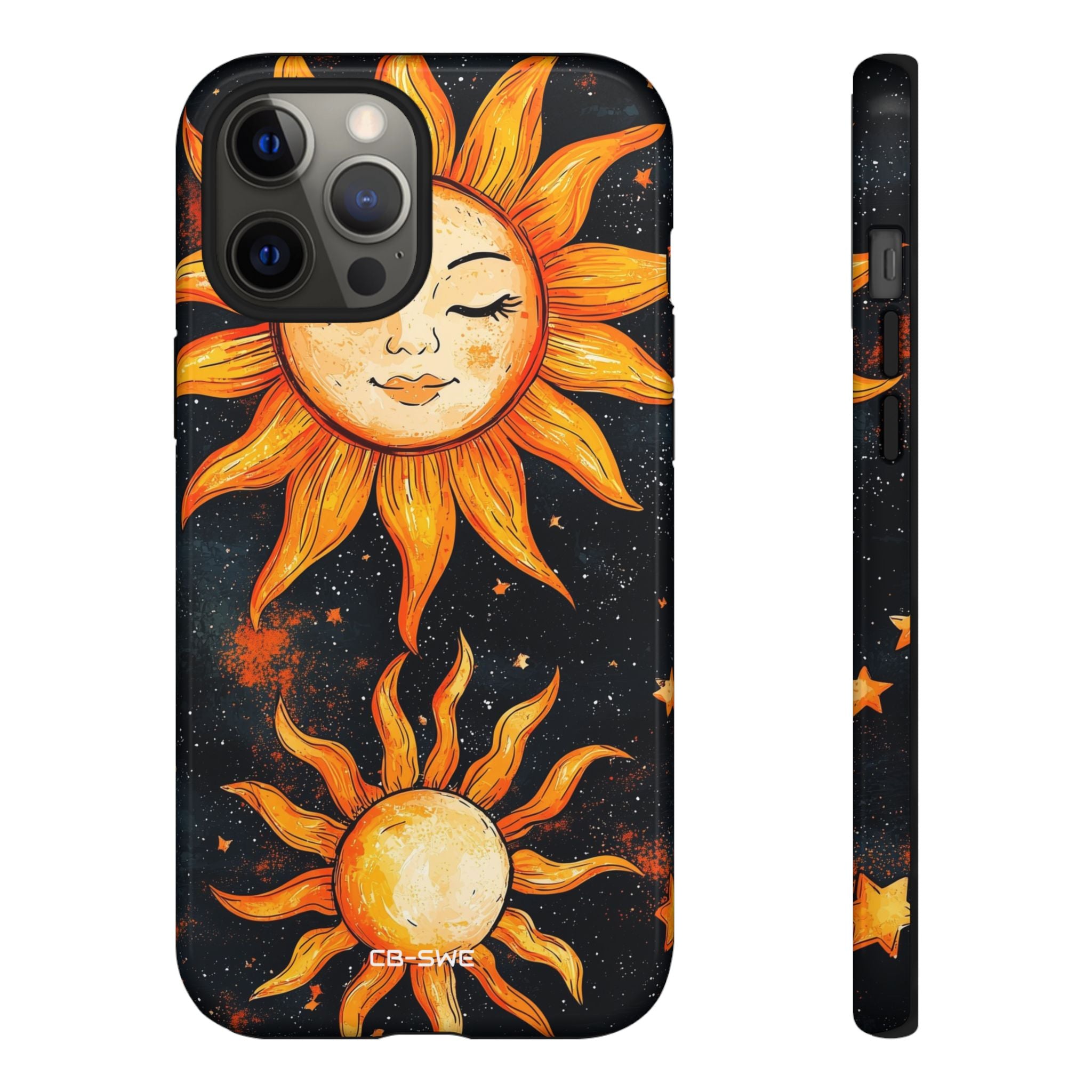 Celestial Suns Dance - iPhone Case
