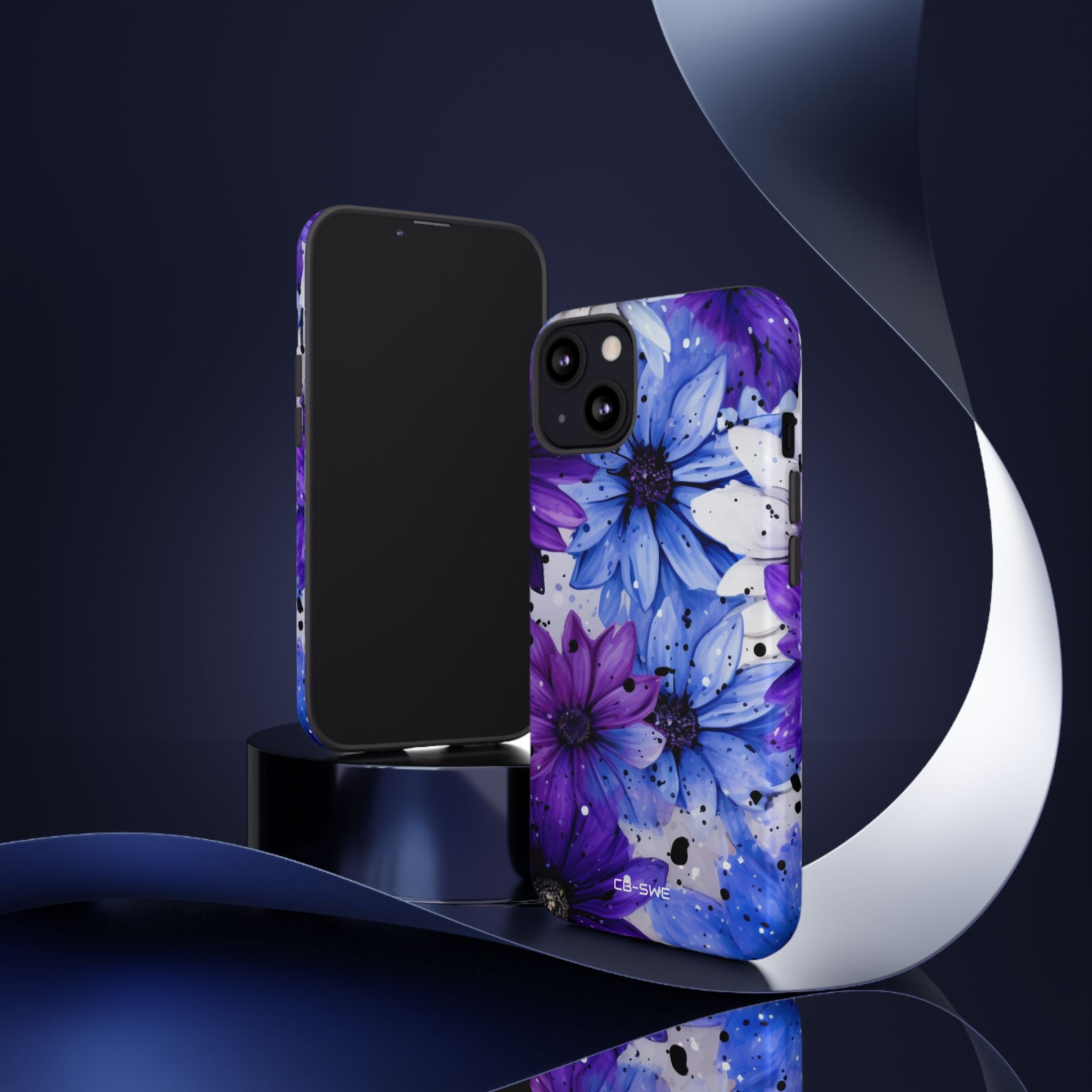 Vivid Splattered Blooms - iPhone Case