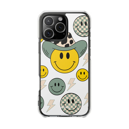 Pop Art Smiley Party iPhone Case - Impact