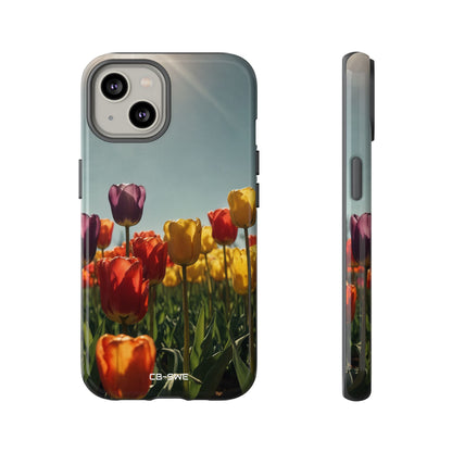 Tulips Embrace Sunlight - iPhone Case