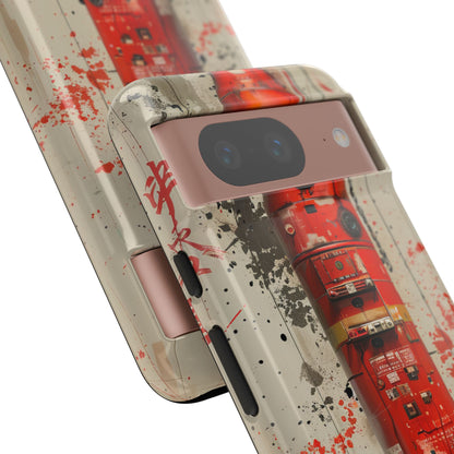 Crimson Rocket Burst Google Pixel 8 - Tough