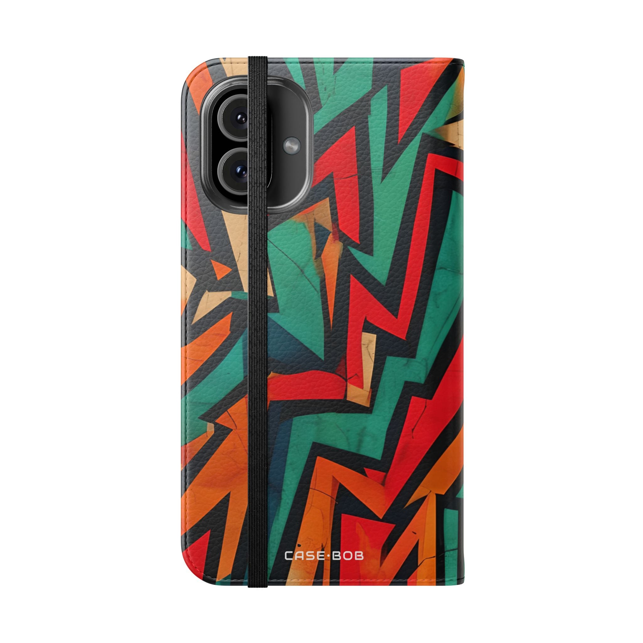 Jagged Flame - iPhone 16 Plus Case - Portemonnee