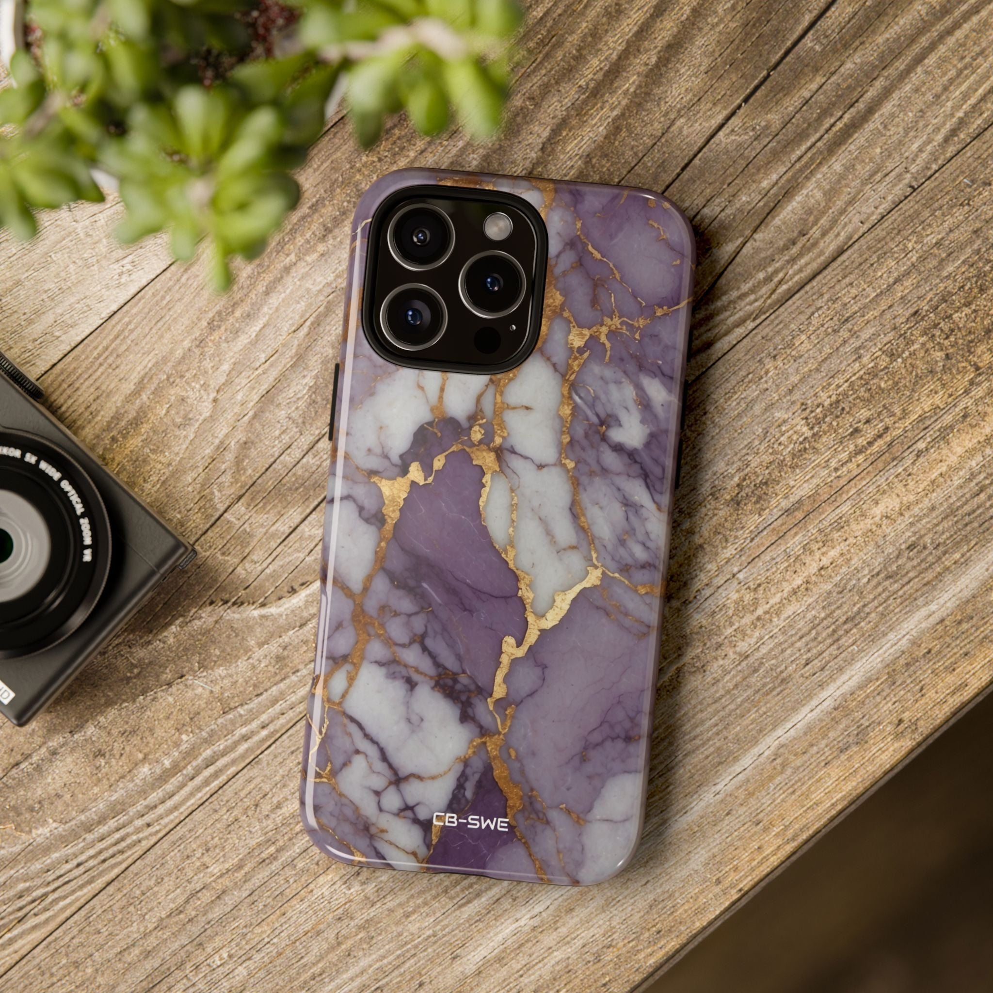 Lavender Veins Flow - iPhone Case