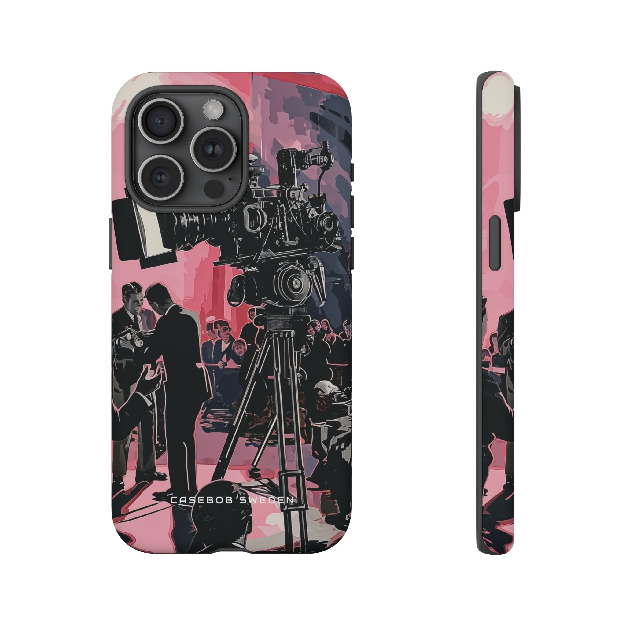 Retro Cinematic Spotlight iPhone 15 - Tough Phone Case