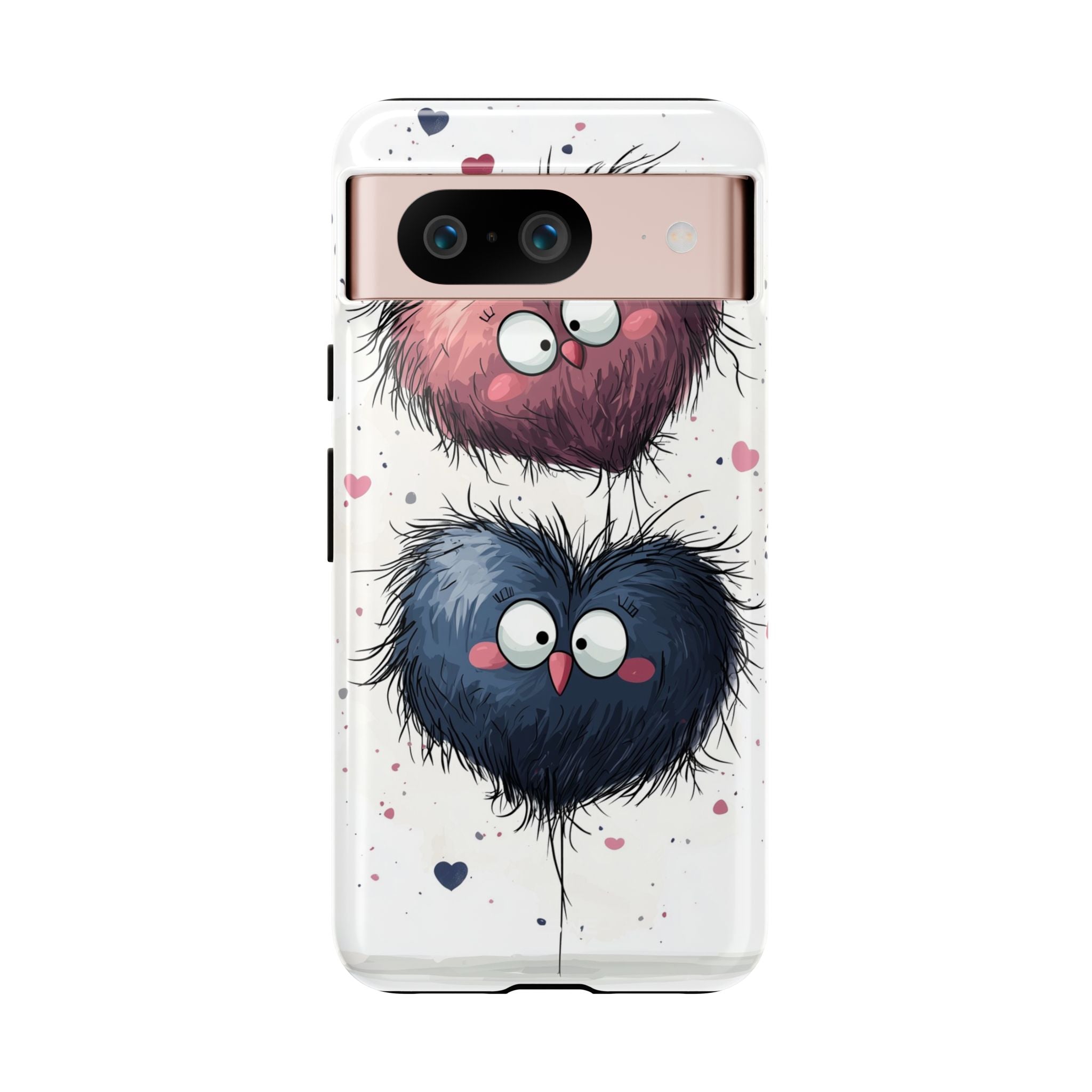 Fluffy Hearts Embrace - Google Pixel Case