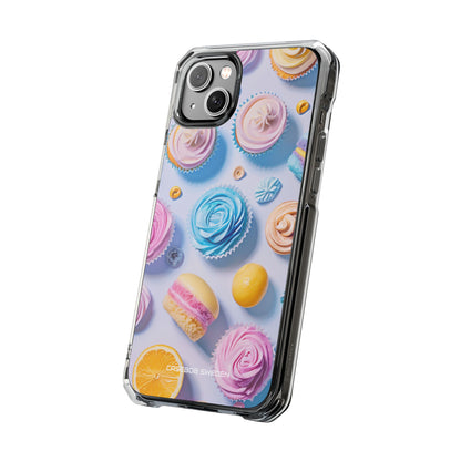 Pastel Whimsy Desserts - Clear Impact iPhone 14 Phone Case