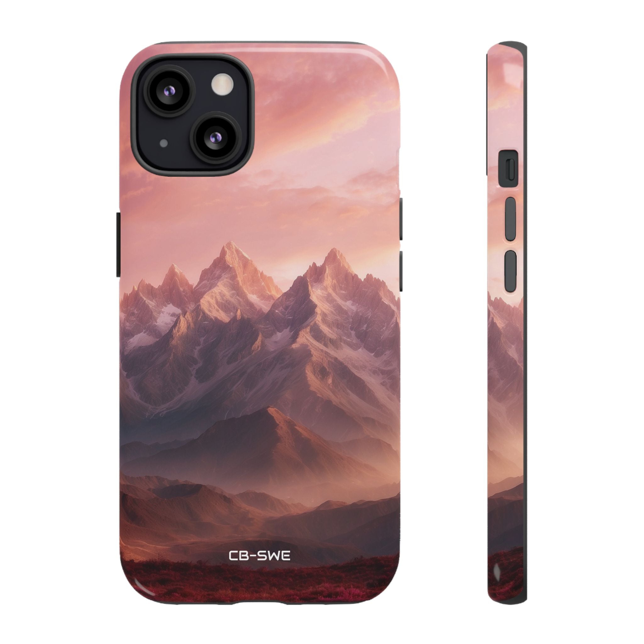 Vibrant Peaks Emerge - iPhone Case