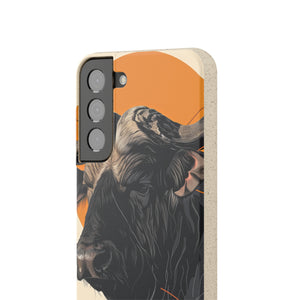 Majestic Buffalo Sun | Biodegradable Phone Case