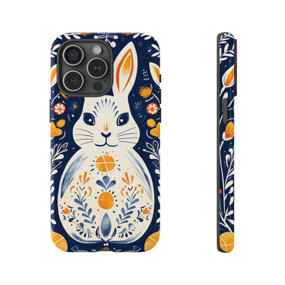 Floral Rabbit Joy - iPhone Case