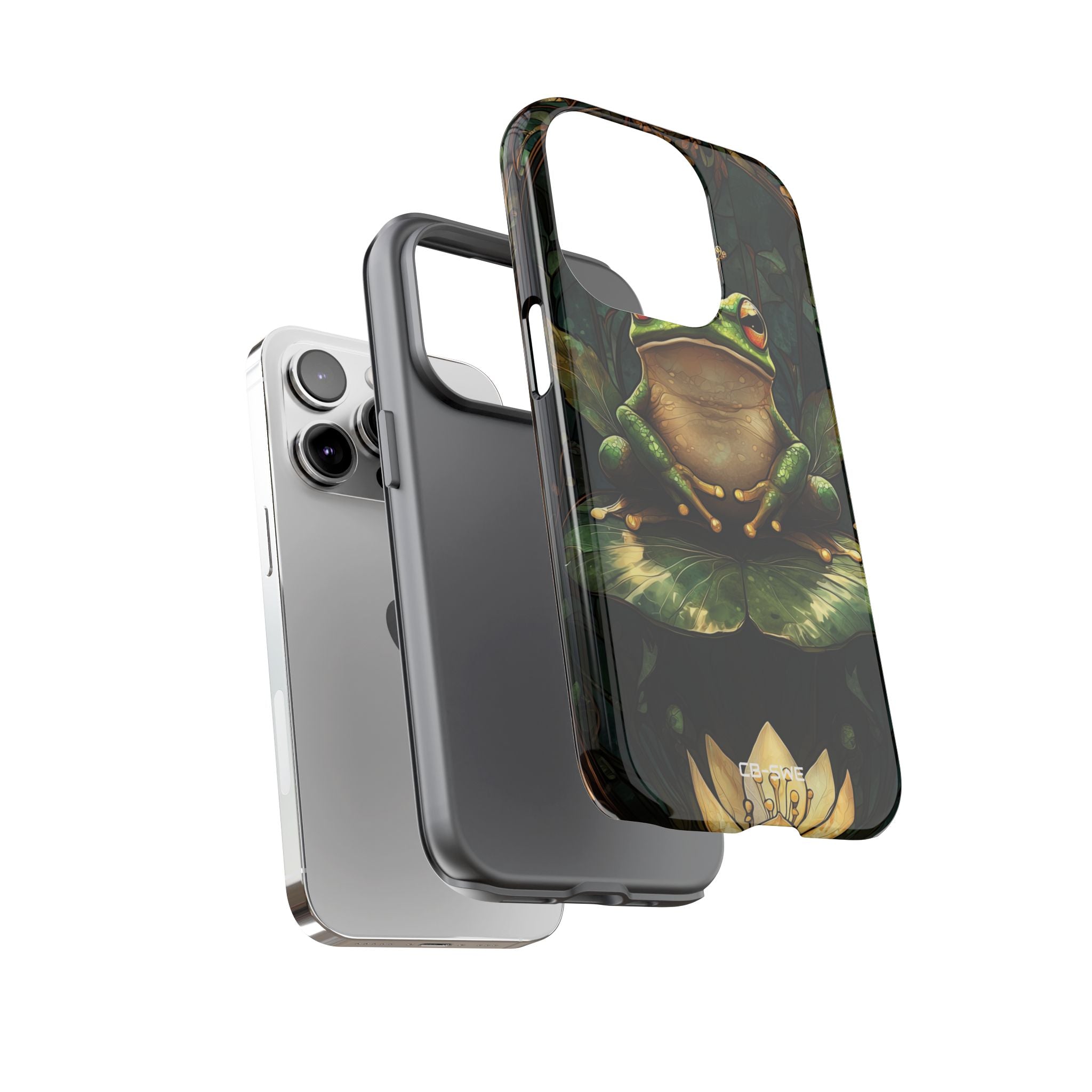 Crowned Frog Rests - iPhone Case