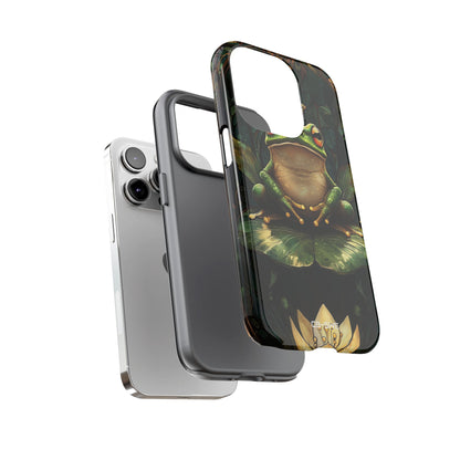 Crowned Frog Rests - iPhone Case