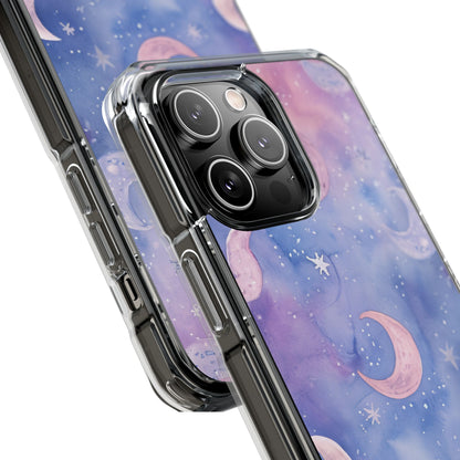 Celestial Dreamscape - Clear Impact iPhone 14 Phone Case