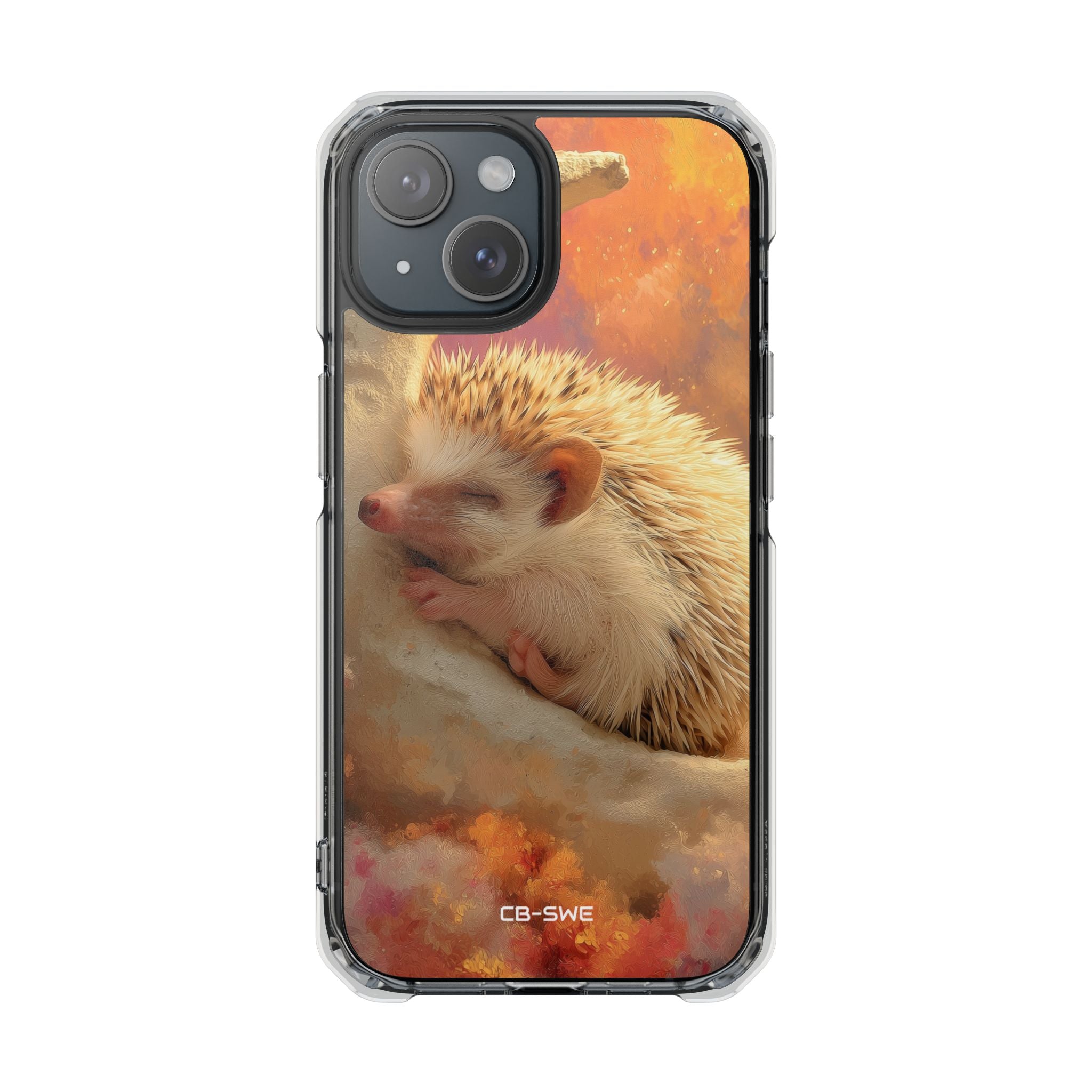 Hedgehog Rests Dreaming iPhone Case - Impact