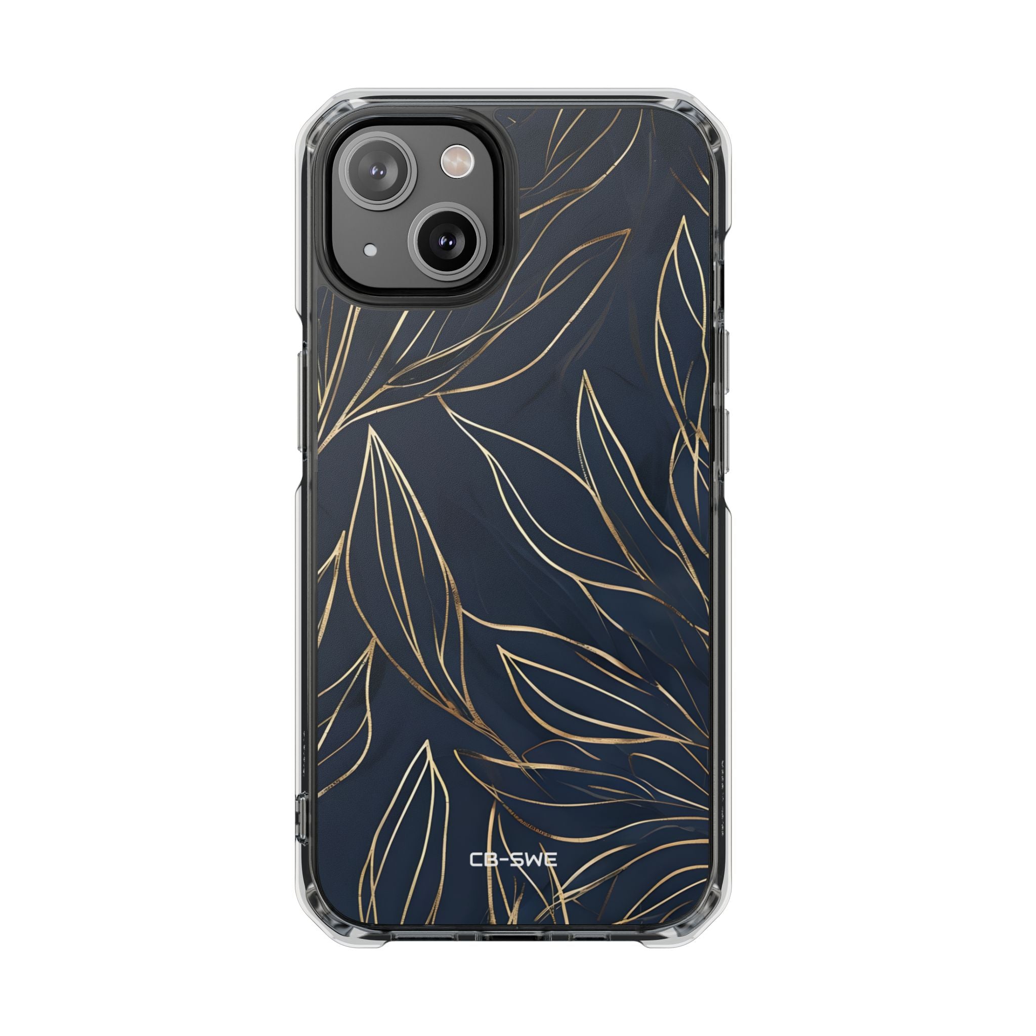 Modern Gold Leaves iPhone Case - Impact