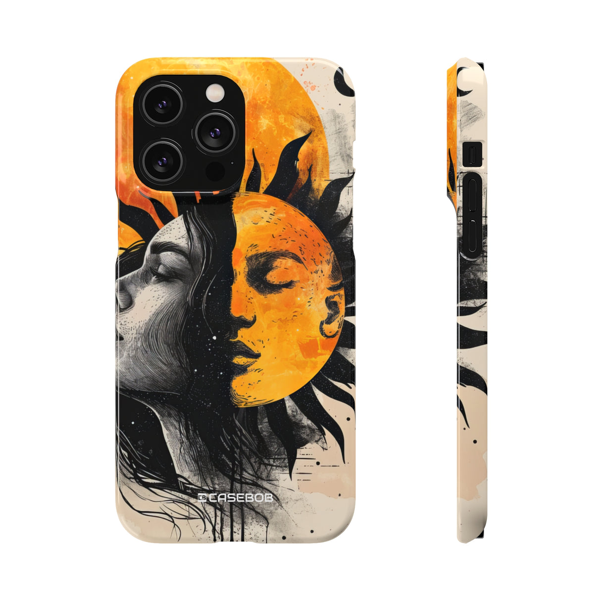 Sunlit Duality | Slim Phone Case for iPhone