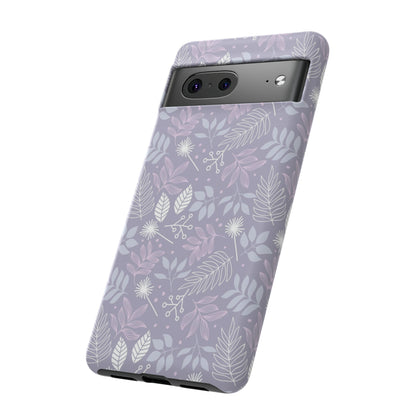 Purple Mona Leaf - Protective Phone Case