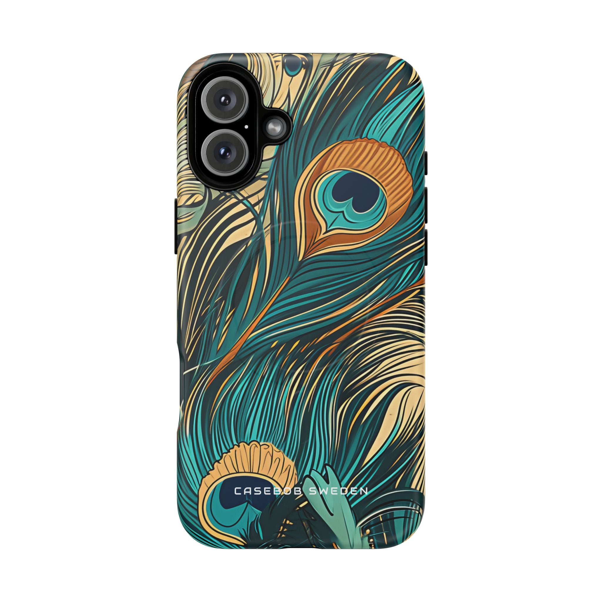 Art Nouveau Peacock Elegance iPhone 16  Tough+ Phone Case