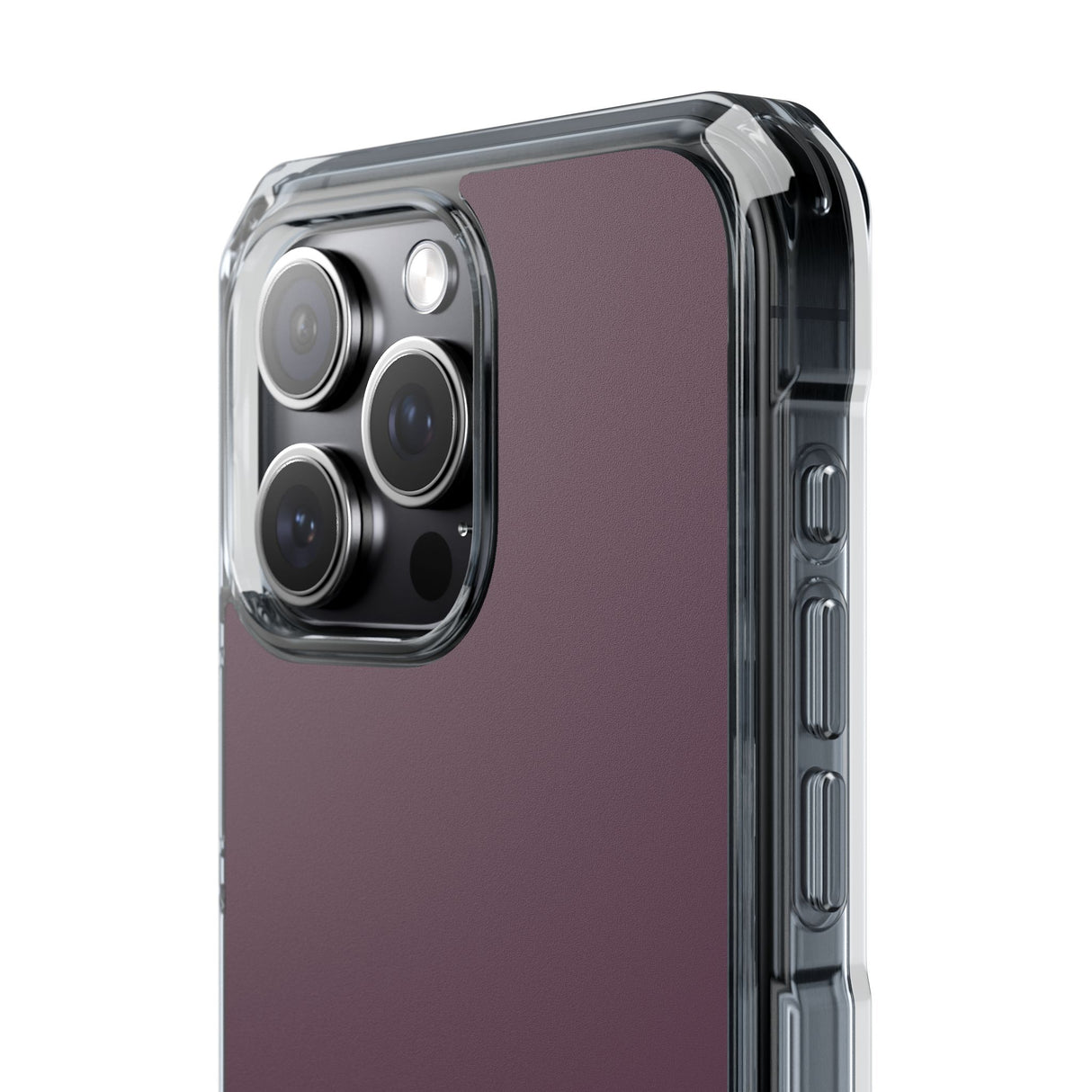 Aubergine | Handyhülle für iPhone (Clear Impact Case - Magnetisch) 