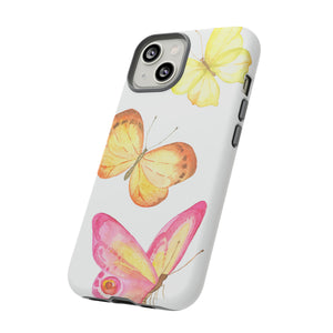 Watercolor Butterflyes - Protective Phone Case