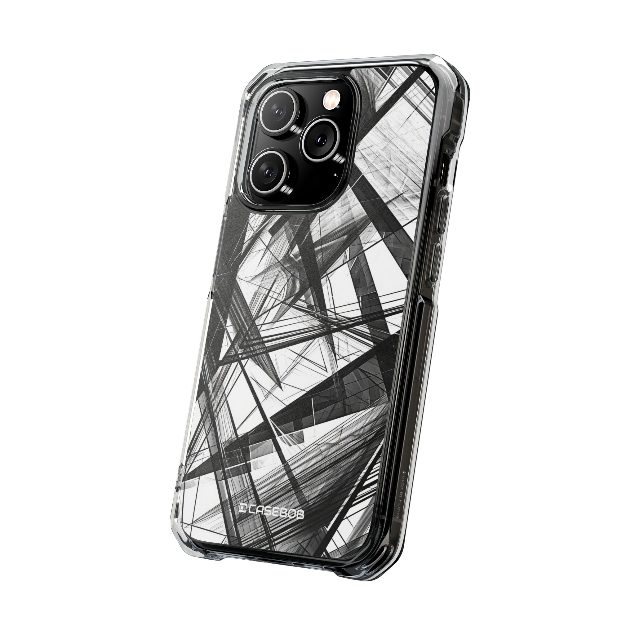 Monochrome Chaos - Phone Case for iPhone