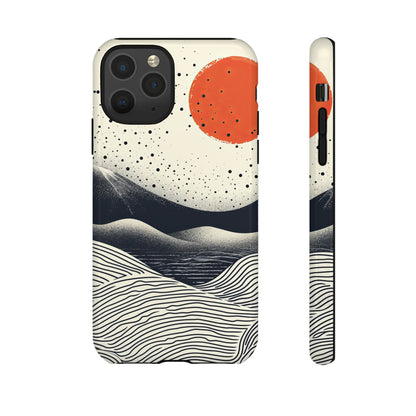 Minimalist Geometric Symphony - Protective Phone Case