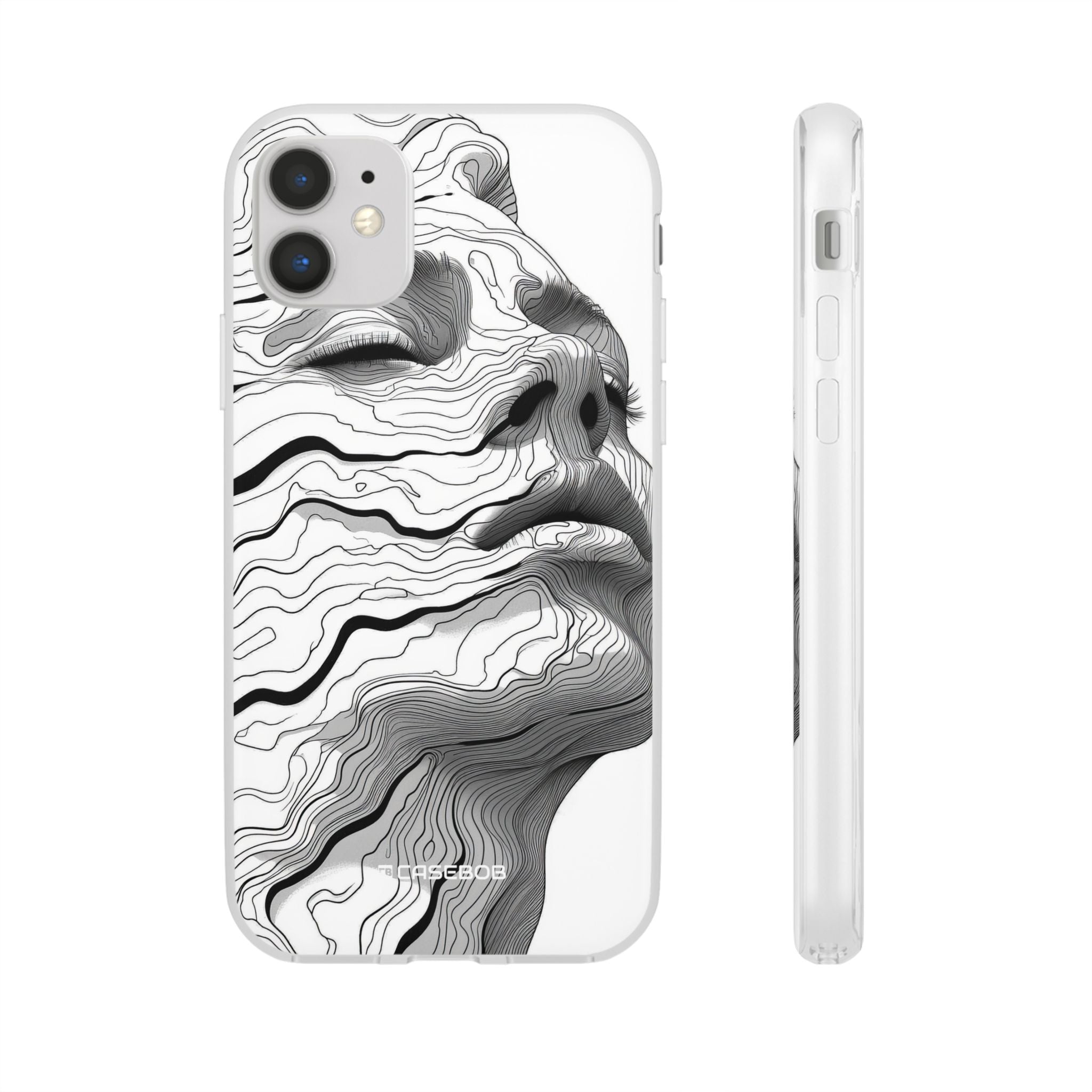 Topographic Serenity | Flexible Phone Case for iPhone