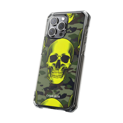 Neon Skull Camo iPhone 15 Pro Max Case - Impact