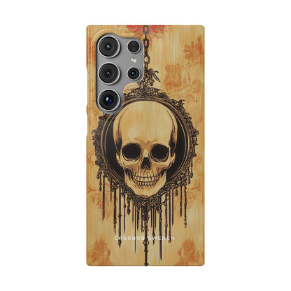 Gothic Skull Elegance Samsung S24 - Slim Phone Case