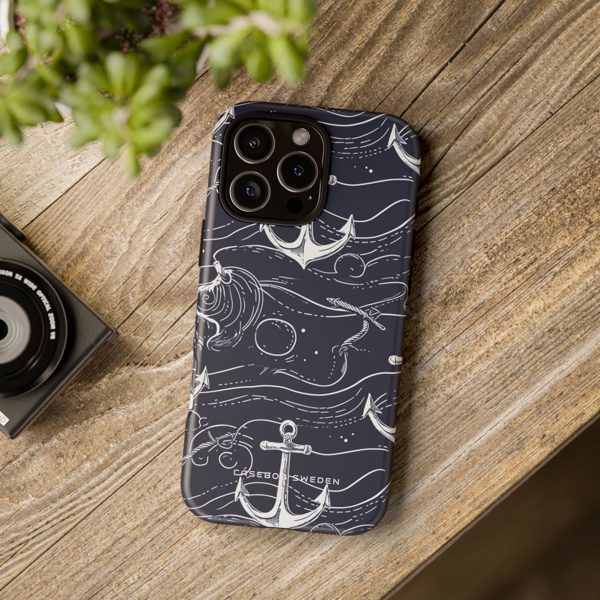 Gradient Anchorflow Waves iPhone 16 - Tough Phone Case