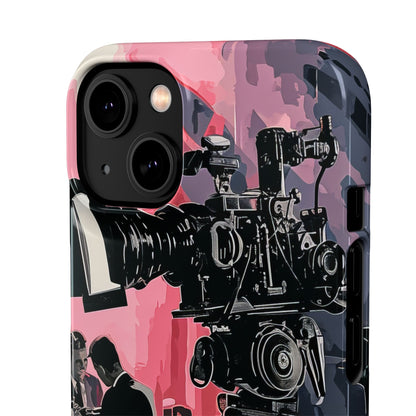 Retro Cinematic Spotlight iPhone 14 - Slim Phone Case