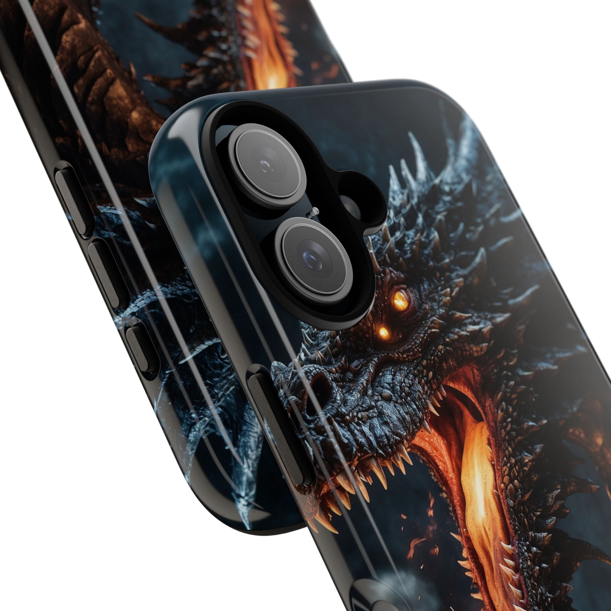 Fiery Breath Erupts - iPhone Case