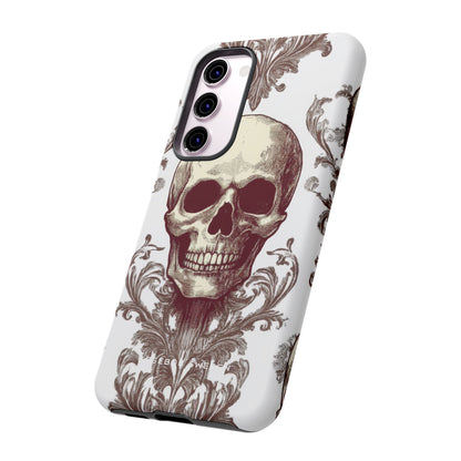 Gothic Skulls and Ornate Foliage Samsung S23 - Tough Phone Case