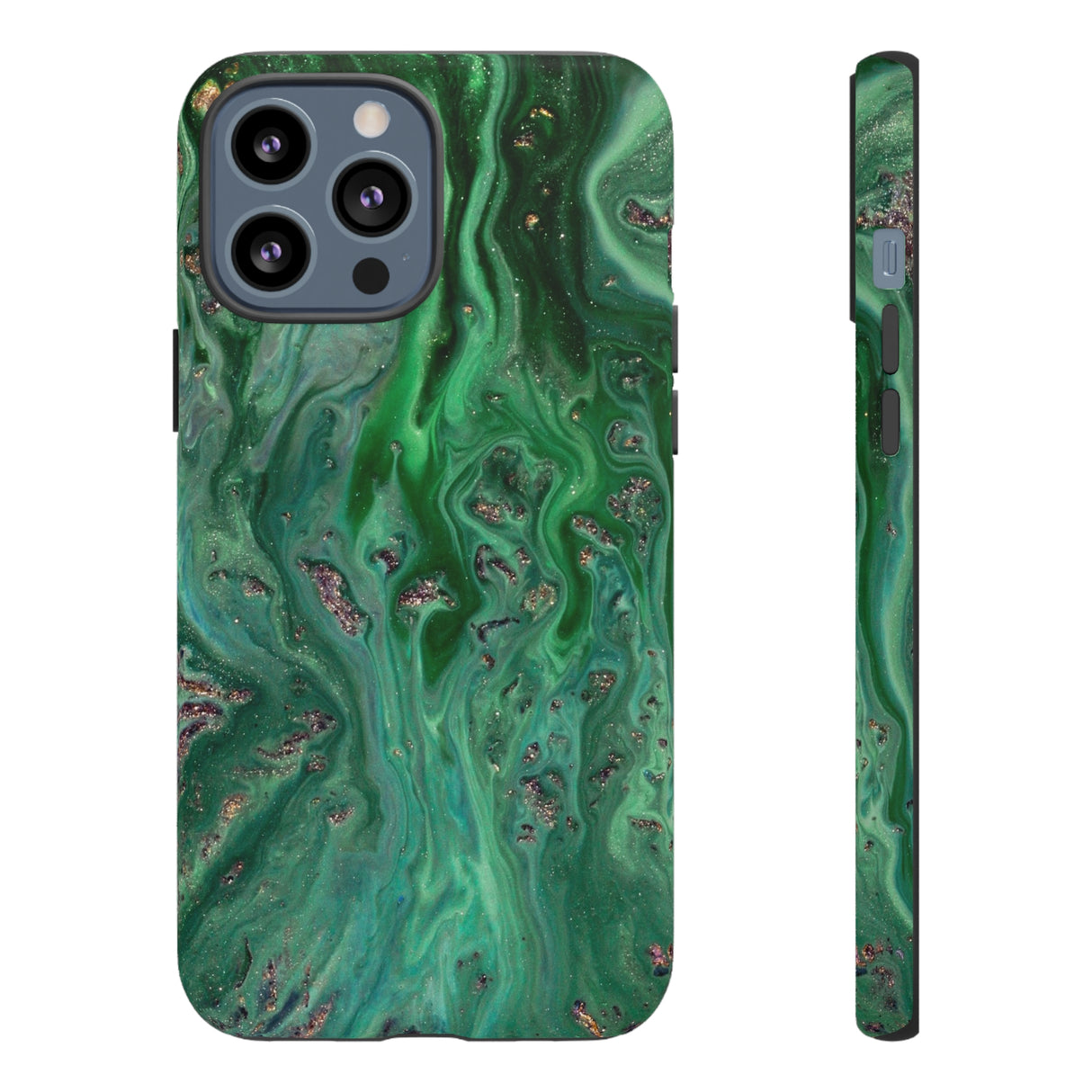 Light Green Ink Art iPhone Case (Protective) iPhone 13 Pro Max Matte Phone Case