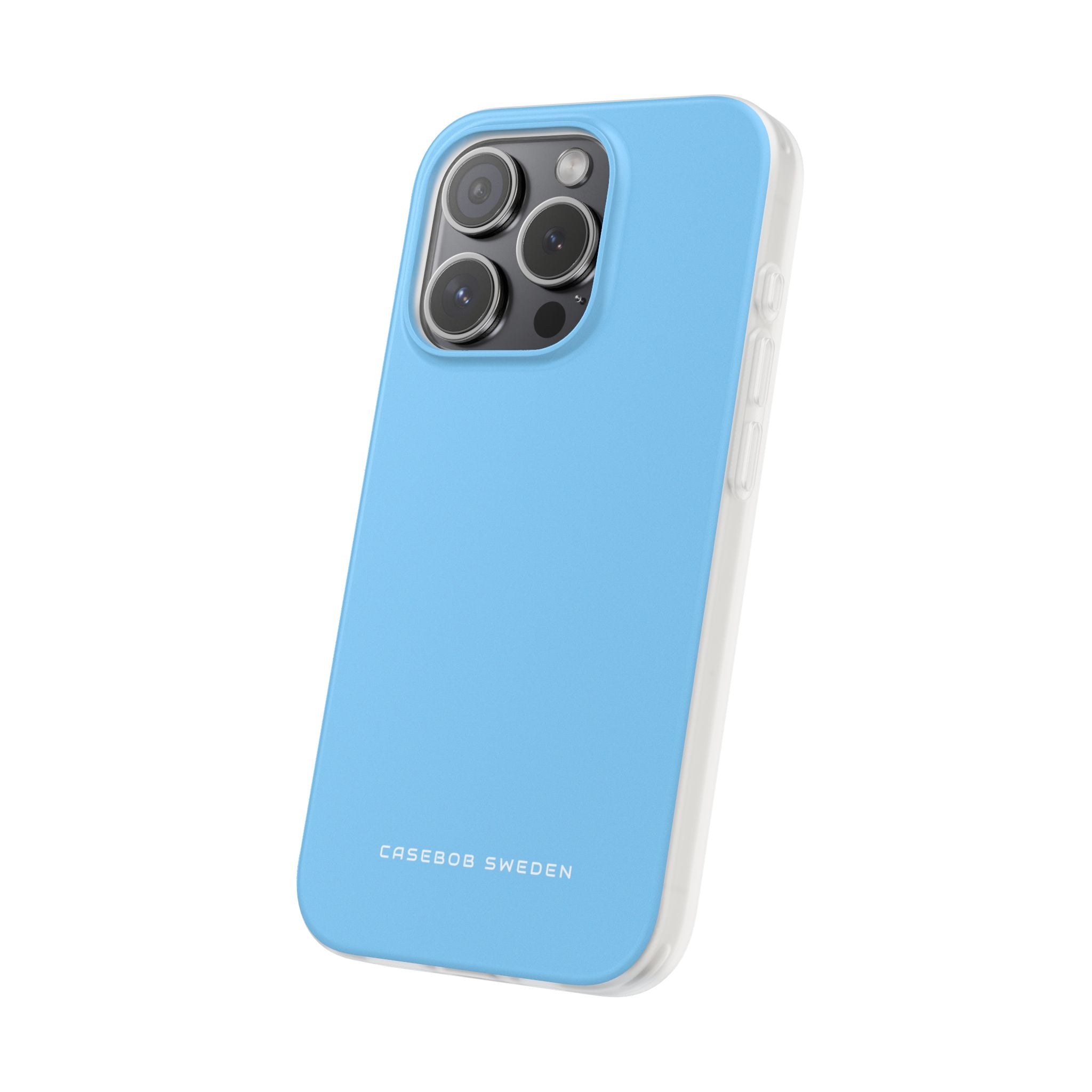 Light Sky Blue iPhone 15 - Flexi Phone Case