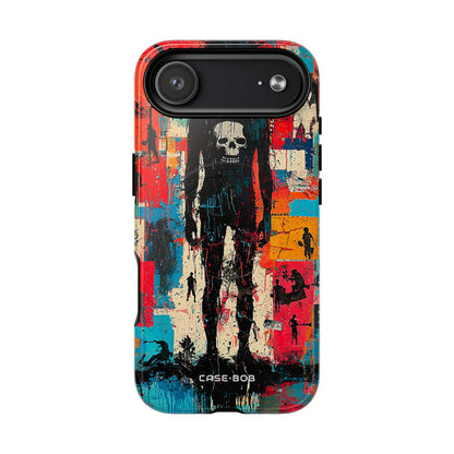 Spiky Skull Silhouette iPhone 17 Air Case - Tough+