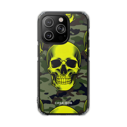 Neon Skull Camo iPhone 14 Pro Case - Impact