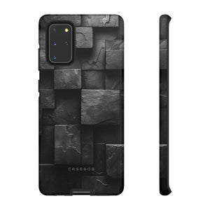 Black Geometric Elegance - Protective Phone Case