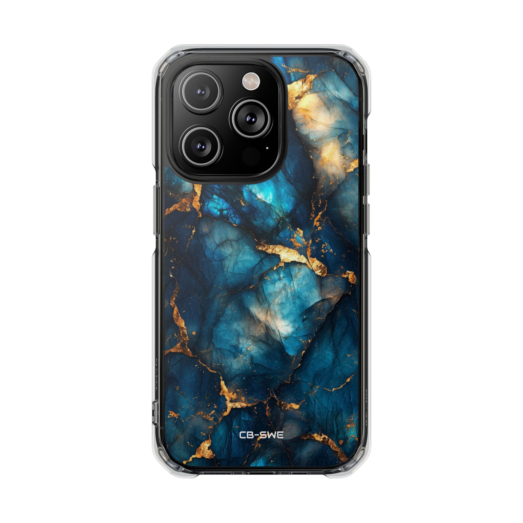 Luminous Gold Veins iPhone Case - Impact