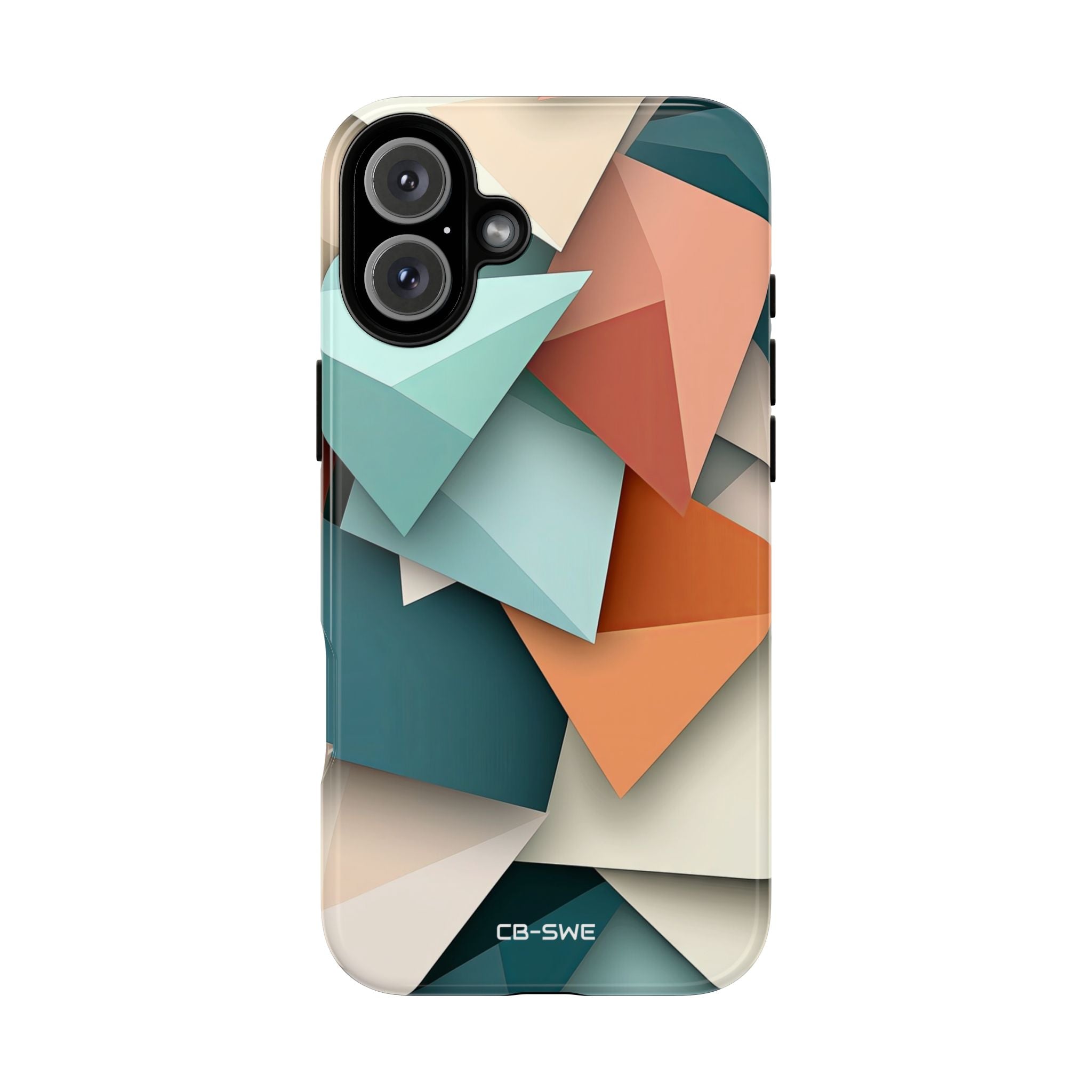 Geometric Color Harmony - iPhone Case