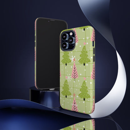 Whimsical Trees Dance - iPhone Case
