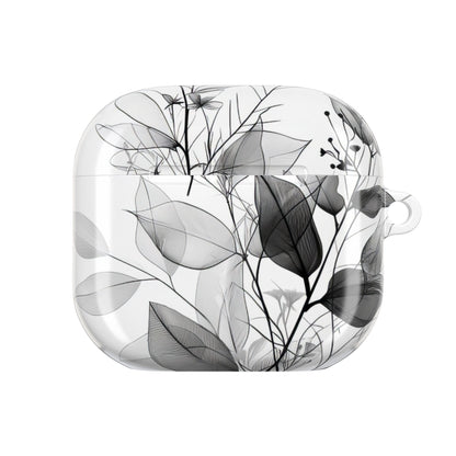 Silver Leaves - AirPods Case