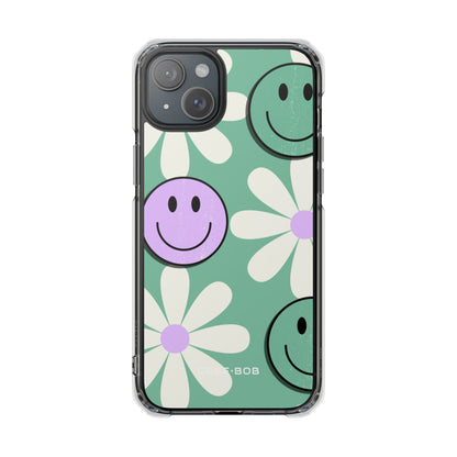 Smiley Daisy Glow iPhone 15 Plus Case - Impact