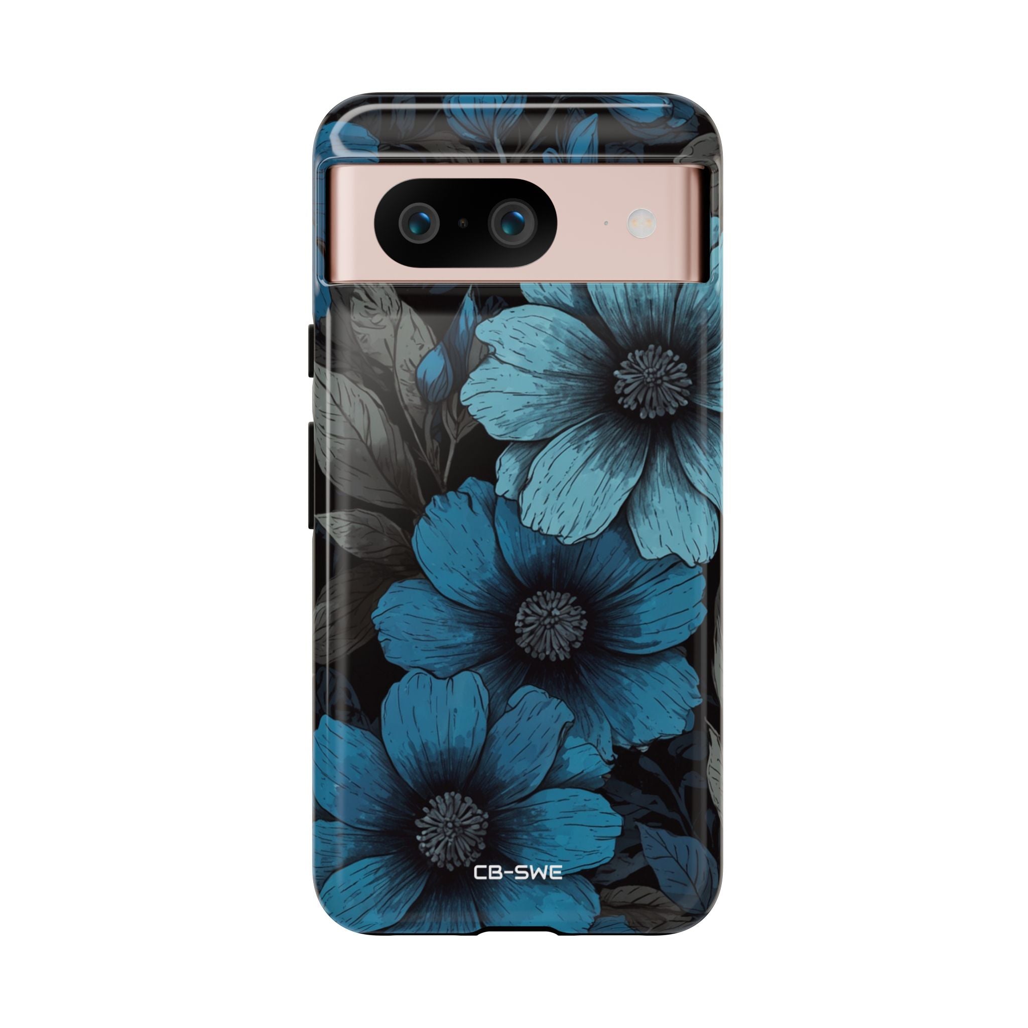 Blue Blooms Shine - Google Pixel Case