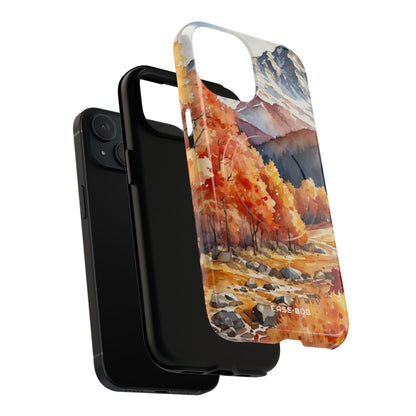 Snowcapped Radiance iPhone 15 Case - Tough+