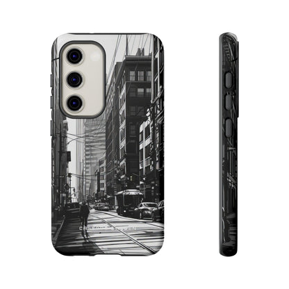 Urban Cityscape Line Perspective Samsung S23 - Tough Phone Case