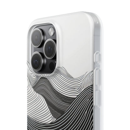 Undulating Horizon Waves iPhone 15 - Flexi Phone Case